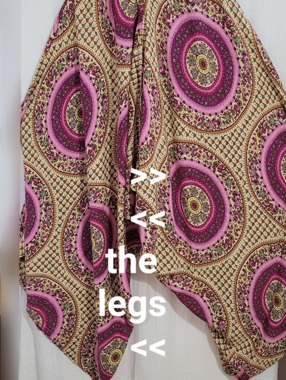 Boho Paisley V-Neck Jumpsuit  / Coverup - Picture 11 of 12